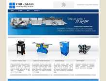 Tablet Screenshot of forglass.sk